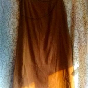 I'm selling a brown skirt with jackwt